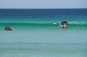 Catching a wave