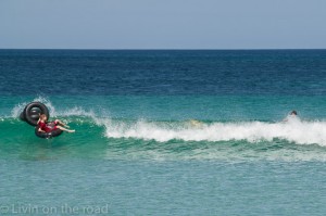 Catching a wave